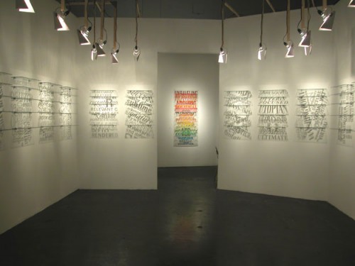 Abcedarian Installation View